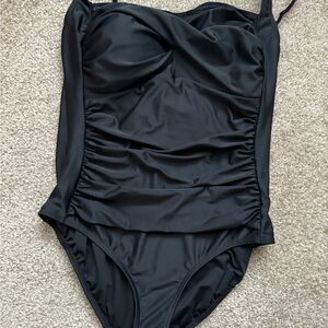 Venus Black One-Piece Swimsuit built in cups
